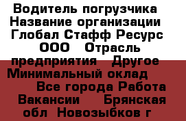 Водитель погрузчика › Название организации ­ Глобал Стафф Ресурс, ООО › Отрасль предприятия ­ Другое › Минимальный оклад ­ 25 000 - Все города Работа » Вакансии   . Брянская обл.,Новозыбков г.